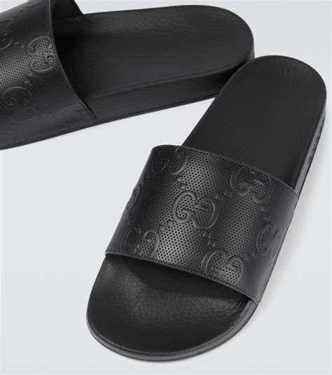 gucci rubber gg slides|Gucci slides clearance.